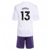 Manchester United Patrick Dorgu #13 Bortedraktsett Barn 2025-26 Korte ermer (+ Korte bukser)